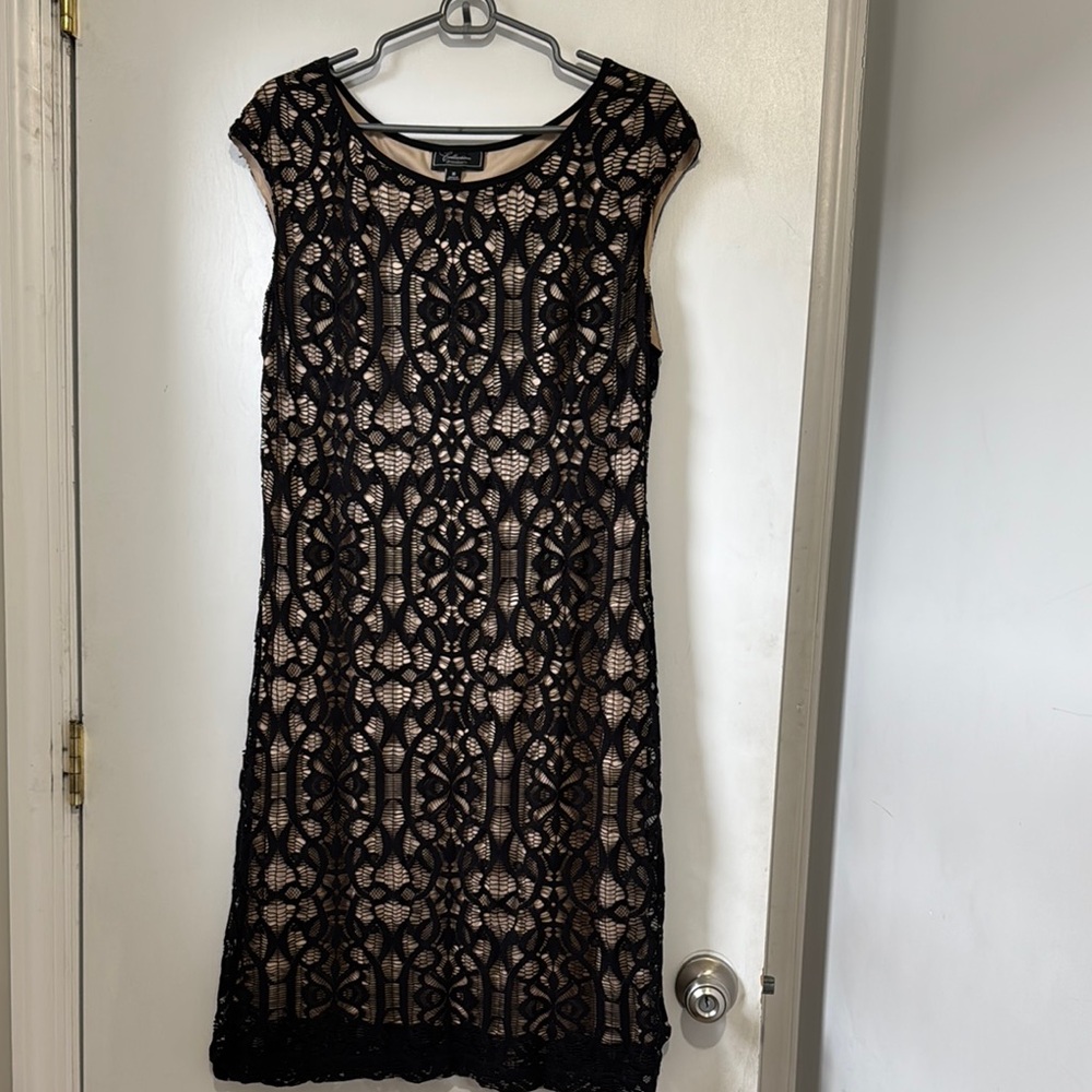 Elegant Black Lace Dress